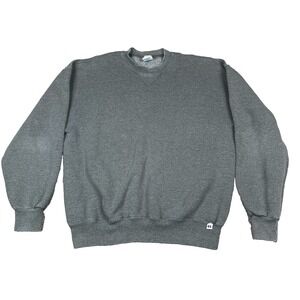 Vintage 1990s‎ Russell Athletic USA Made Sweatshirt Crewneck Gray - Adult XL